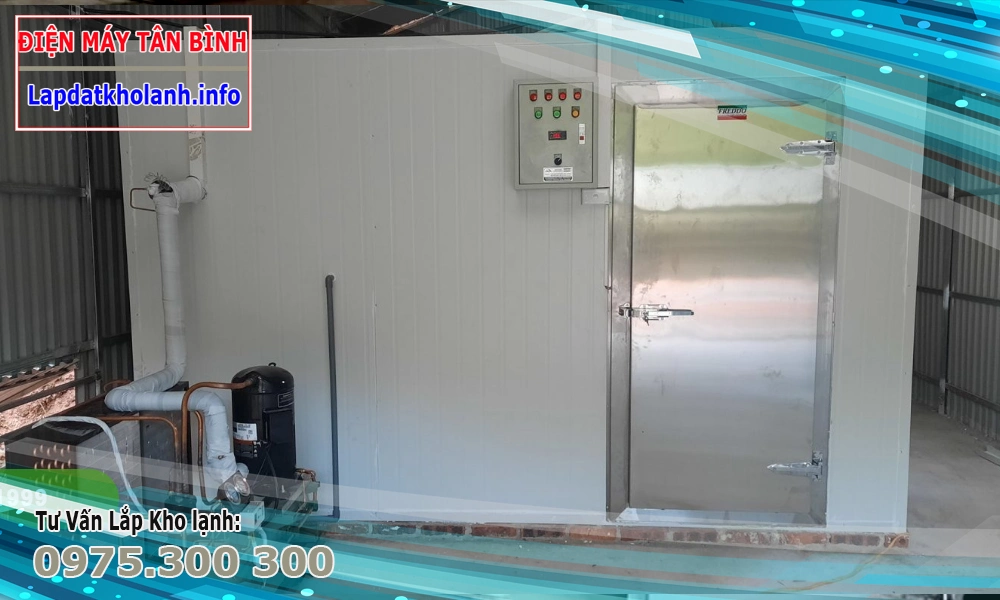 Lắp đặt kho lạnh 20 khối bảo quản thực phẩm