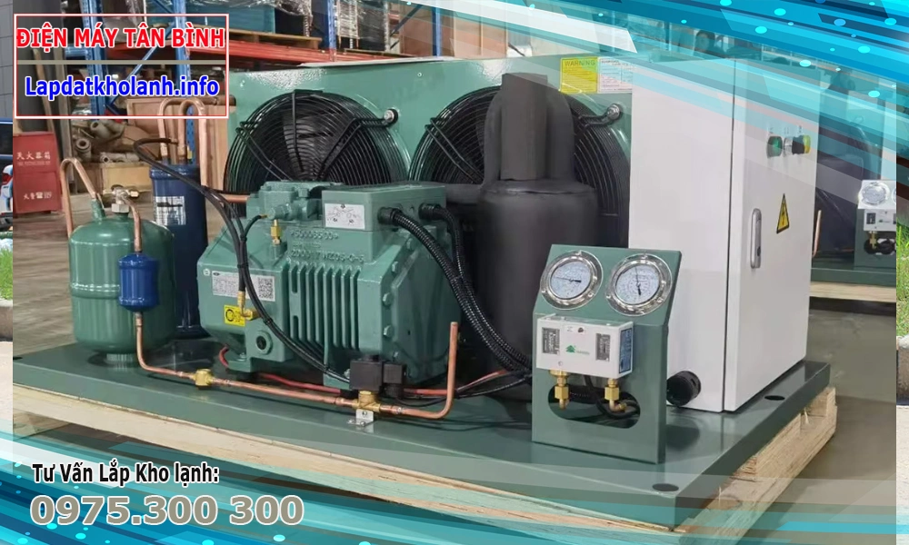 Cụm máy nén kho đông 10 tấn