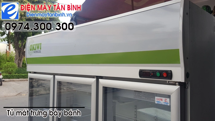 Bảng điều khiển tủ mát 3 cánh Okiwi 1500 lít Bảng điều khiển tủ mát 3 cánh Okiwi 1500 lít