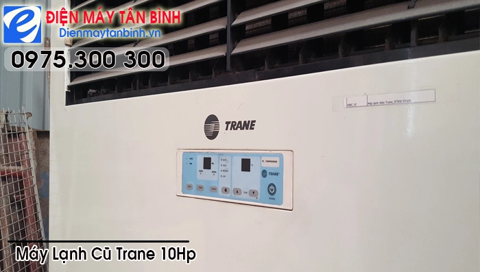 Bảng điều khiển máy lạnh cũ Trane 10hp Bảng điều khiển máy lạnh cũ Trane 10hp