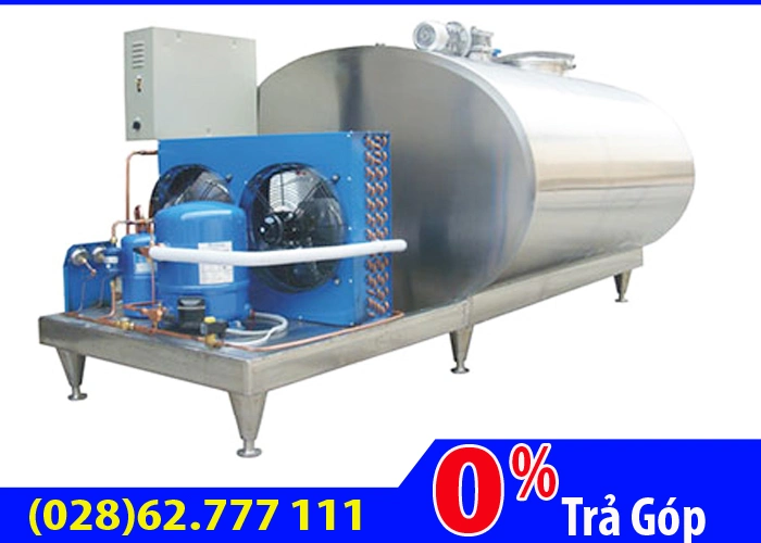 Sản xuất Bồn (bể) làm lạnh nước, sữa, yaourt...công nghiêp bằng inox