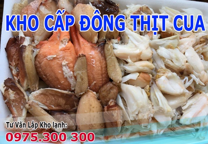 kho lạnh cấp đông nhanh thịt cua