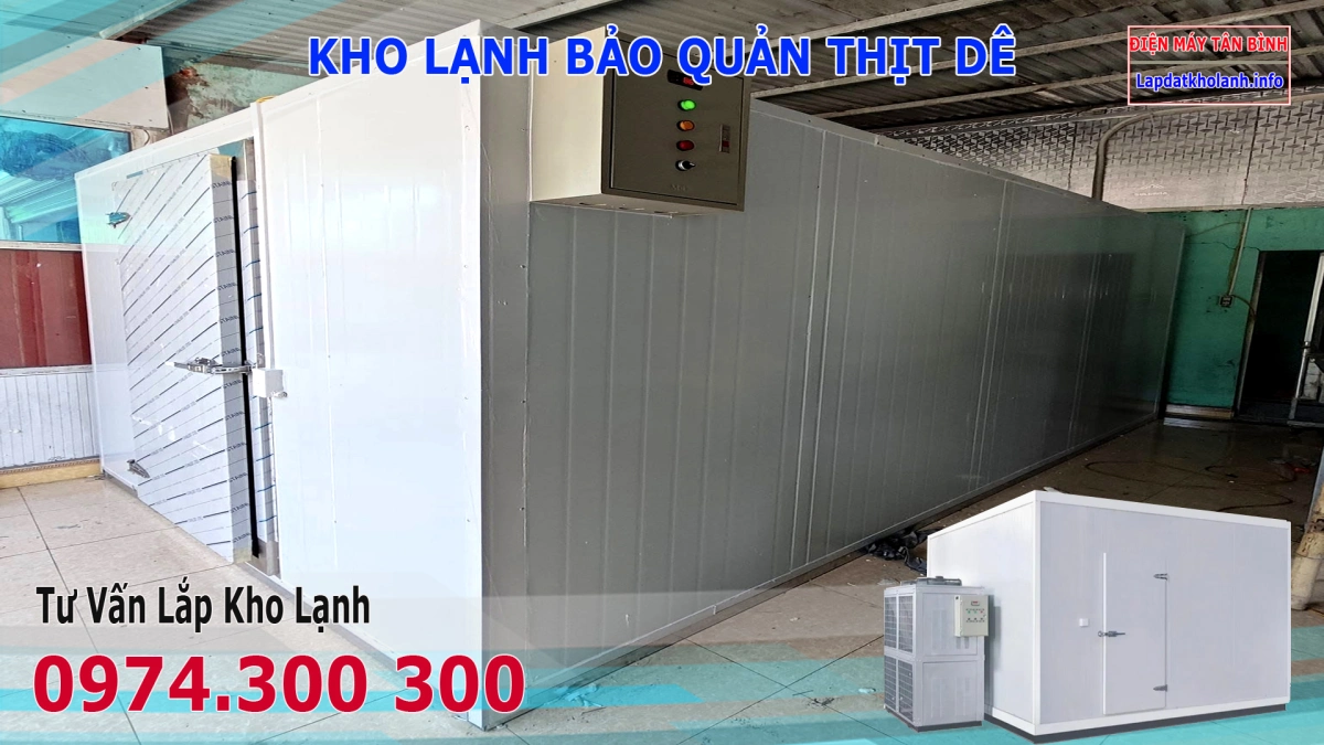 Lắp đặt kho lạnh bảo quản Thịt Dê tươi và Đông Lạnh 9 Lắp đặt kho lạnh bảo quản Thịt Dê tươi và Đông Lạnh