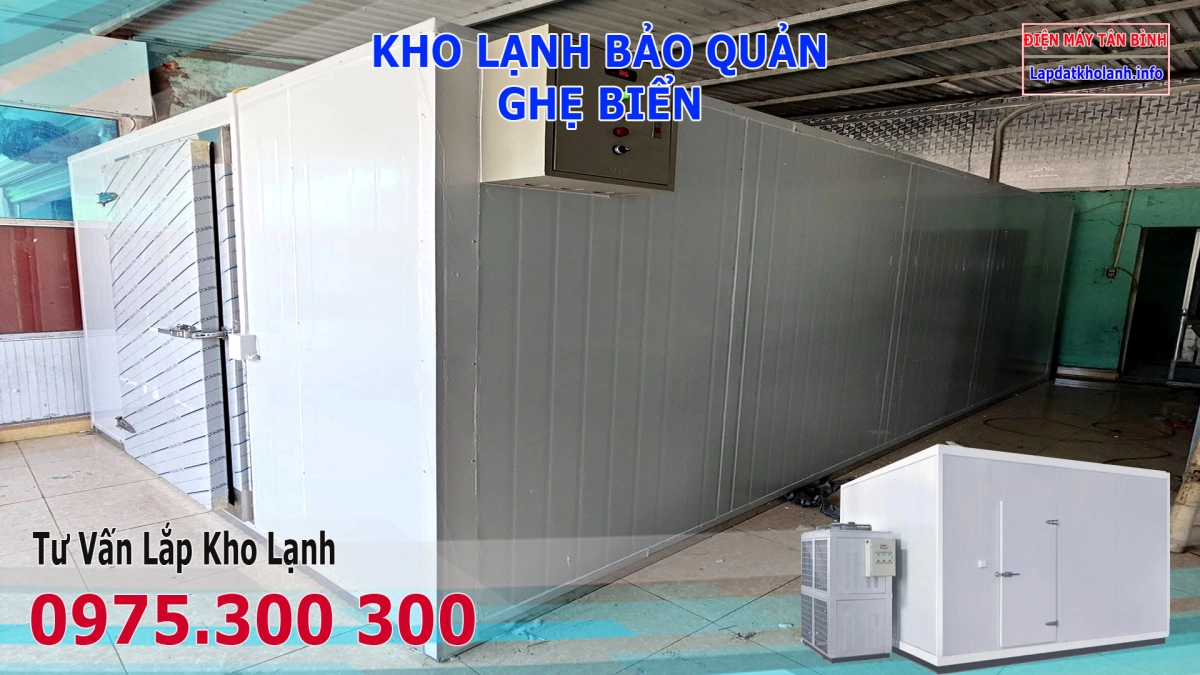 Lắp đặt kho lạnh bảo quản Ghẹ tươi sống và Đông Lạnh