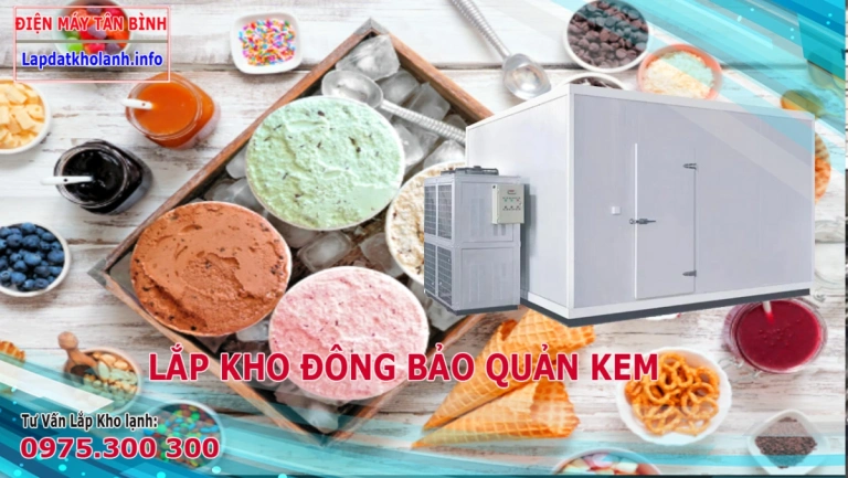 Bảo quản kem trong kho cấp đông đúng cách