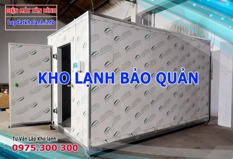 Làm kho cấp đông lạnh bảo quản 2 - 3 tấn thịt, cá hải sản