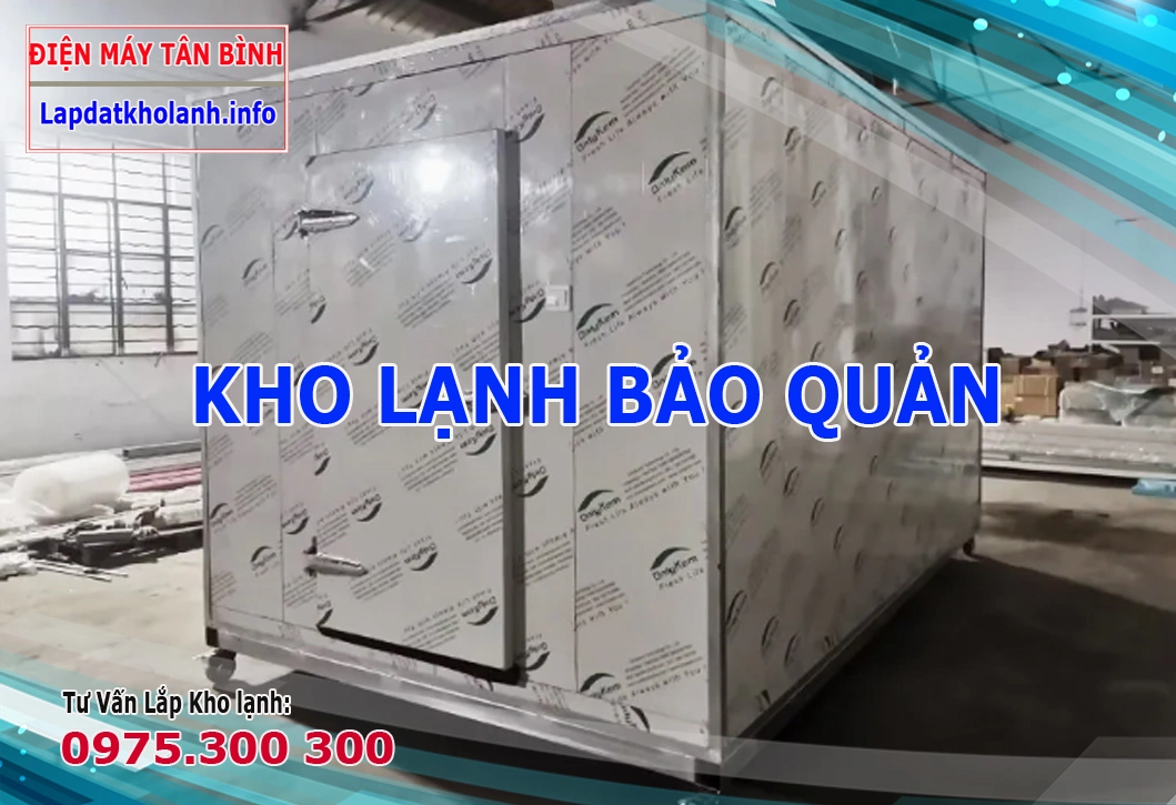 kho lạnh bảo uản 2-3 tấn hàng đông lạnh