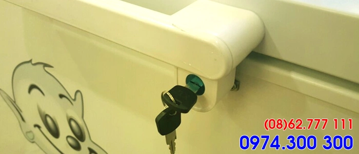 Tủ đông mát 500 lít Nagakawa NA-5015HD 18 Khóa an toàn tủ đôn Nagakawa