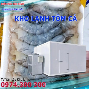 Lắp đặt kho lạnh bảo quản Tôm Cá tươi sống và Đông Lạnh