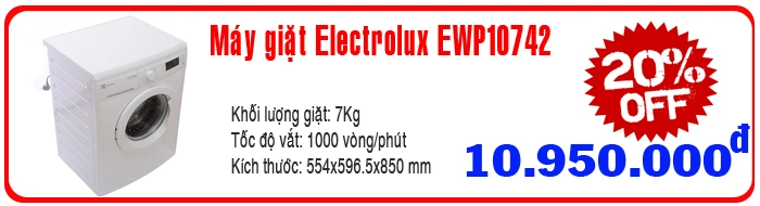 khuyen mai electrolux
