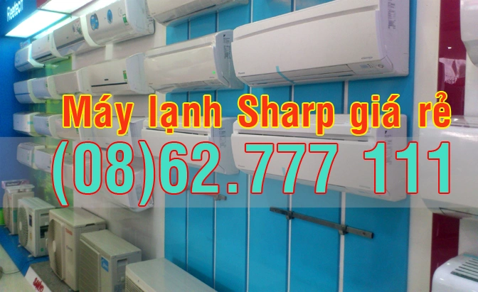 khuyen mai may lanh sharp