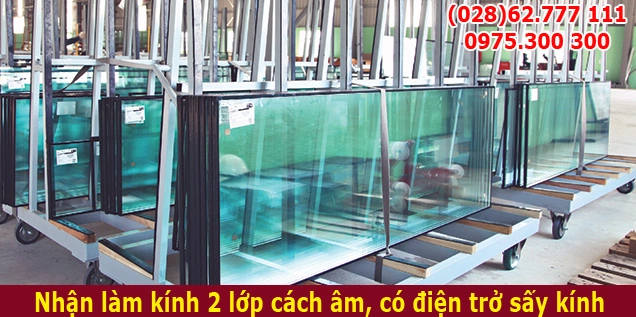 Kính 2 lớp cách âm cách nhiệt Kính 2 lớp cách âm cách nhiệt