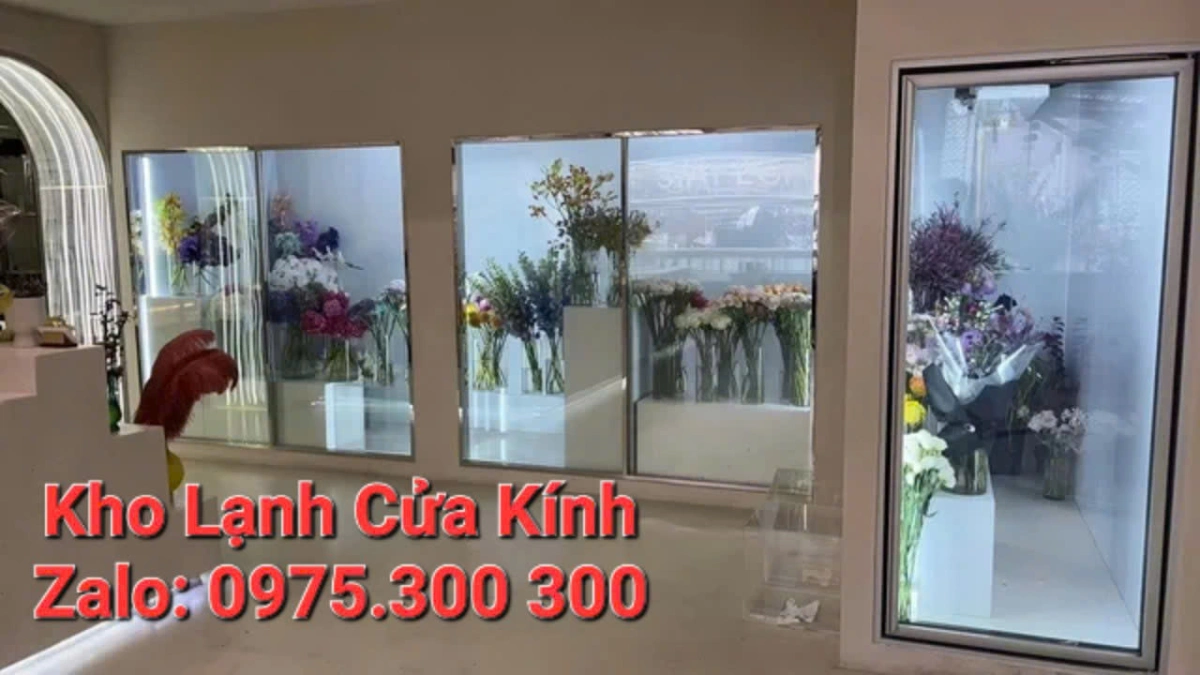 kính điện dùng cho kho lạnh