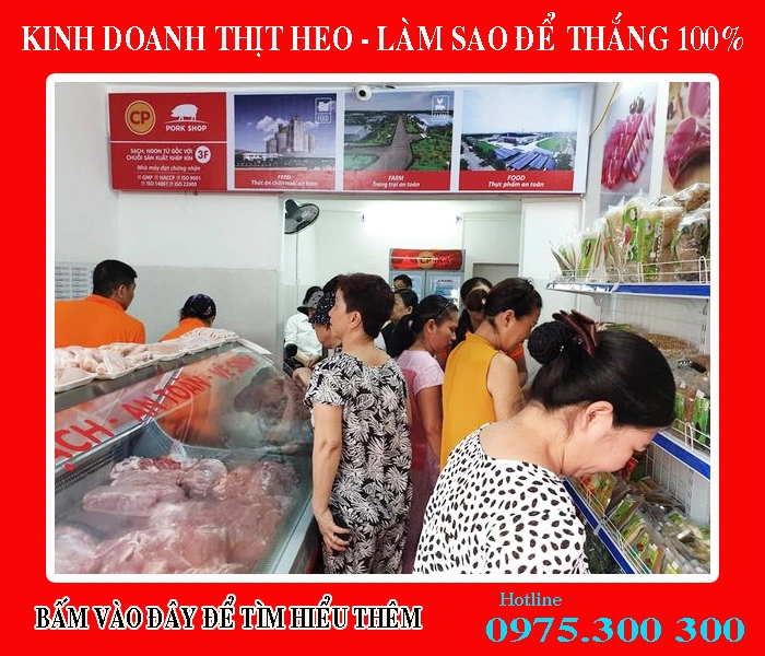 tư vấn mở cửa hàng thịt cp