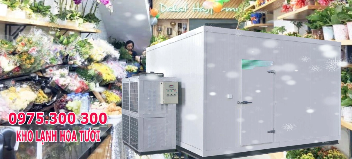 lắp đặt kho lạnh hoa tươi