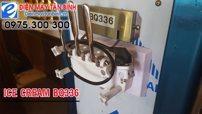 Thanh lý máy làm kem cũ 3 vòi BQ336 Thanh lý máy làm kem cũ 3 vòi BQ336