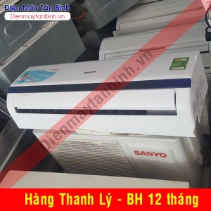 Thanh lý Máy lạnh cũ Sanyo 1hp (mới 90%)