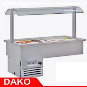 Quầy làm lạnh thức ăn, trưng bày cá thịt sạch