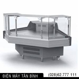 Tủ mát góc vuông trưng bày bánh nước ngọt
