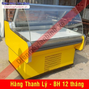Quầy lạnh thịt nguội có kính hiệu Okiwi 1,2m