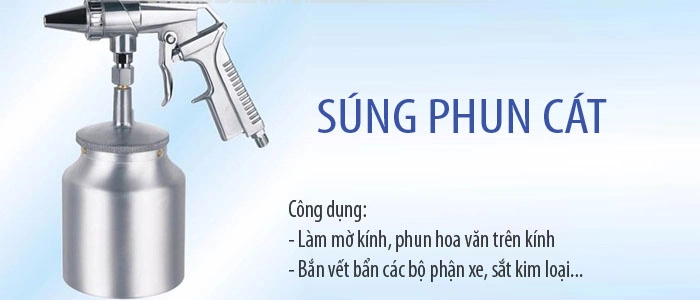 súng phun cát, súng bắn cát