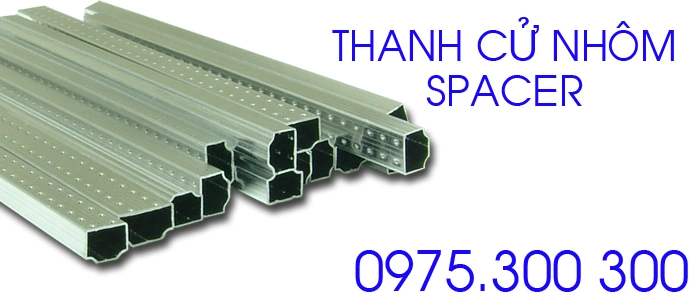 Bán, Cung cấp thanh nhôm Spacer có lổ làm kính hộp