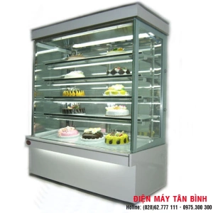 Tủ bánh sinh nhật màu trắng ngang 1m5 giá rẻ HCM