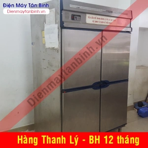 Tủ đông inox cũ Berjaya 4 cánh cửa (1000 lít)