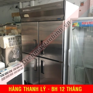 Tủ đông inox cũ Alaska 1000 lít (4 cửa)