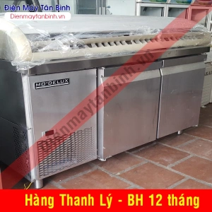 Tủ đông cũ inox 2 cửa nằm ngang MO'DELUX