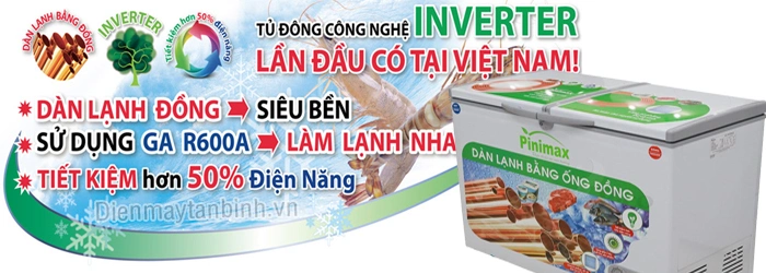 Tủ đông inverter tiết kiệm điện Pinimax PNM-49AF3