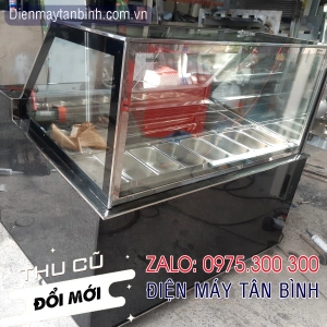 Tủ đông kem ký cũ 12 khay kính vuông Dako Việt Nhật