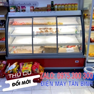 Tủ mát Carrier 4 tầng trưng bày thịt heo Meat Deli