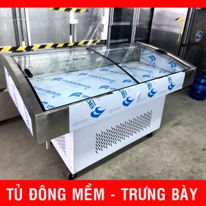 Thanh lý tủ đông mềm trưng bày thịt heo cá hải sản