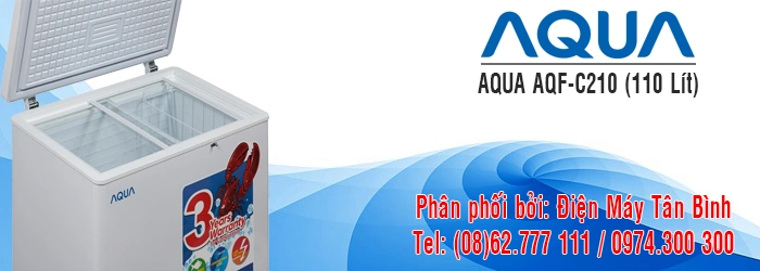 Tủ đông AQUA 110 lít mini nhỏ gia đình
