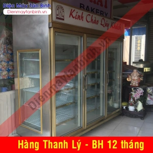 Tủ đông cũ trưng bày thực phẩm 3 cửa 1500 lít