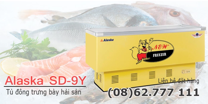 Tủ đông trưng bày hải sản alaska SD-9Y Tủ đông trưng bày hải sản alaska SD-9Y