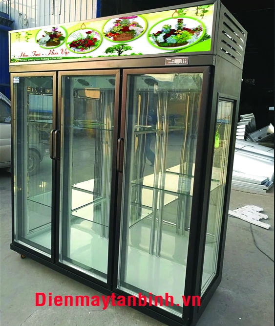 Tủ lạnh trưng bày hoa tươi