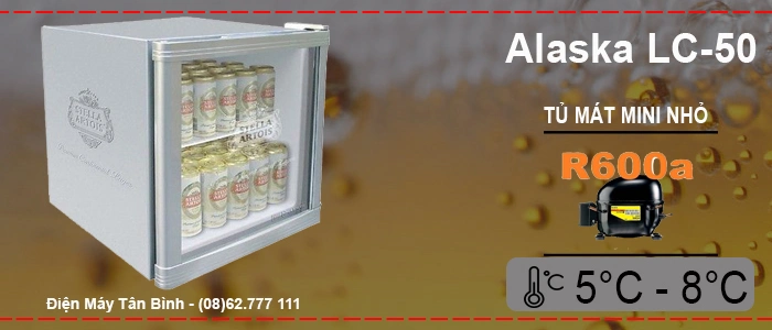 Tủ mát mini nhỏ 50 lít Alaska Tủ mát mini nhỏ 50 lít Alaska