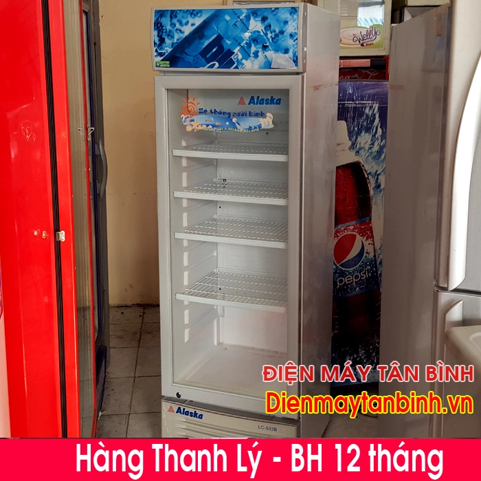 Bán thanh lý Tủ mát cũ Alaska LC-533B 350 lít Bán thanh lý Tủ mát cũ Alaska LC-533B 350 lít