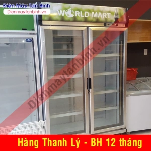 Tủ mát cũ 1000 lít 2 cửa kính The Cool (mới 95%)