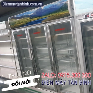 Tủ mát cũ 3 cánh 1500 lít Sanaky giá rẻ
