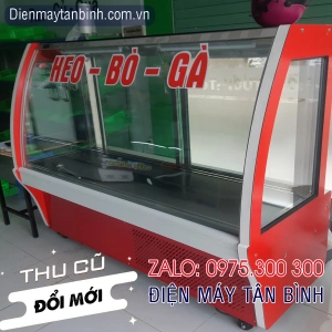 Tủ đông mềm trưng bày thịt Bò ,Trâu...có móc treo