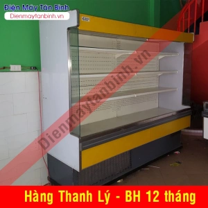 Tủ mát cũ trưng bày thực phẩm Bonnet Névé