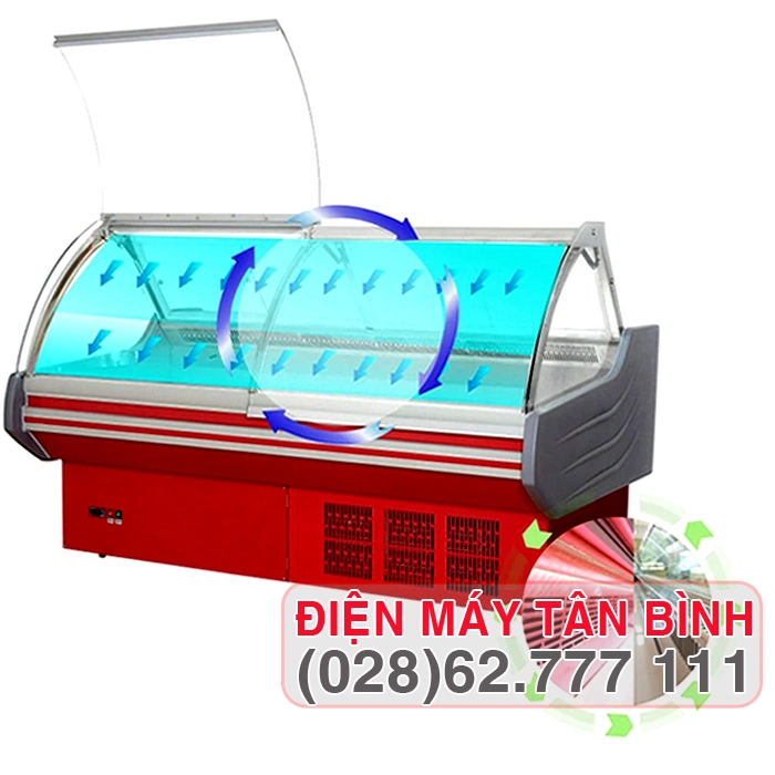 Tủ thịt heo tươi sống