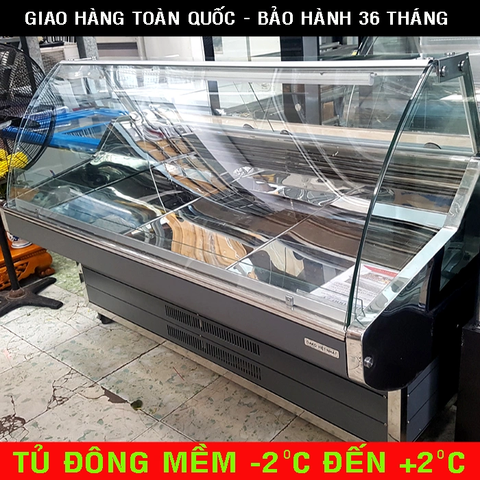 Tư vấn mua tủ đông mềm trưng bày thịt heo tươi sống