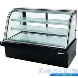 Tủ mát kính cong trưng bày bánh Alaska G15K3