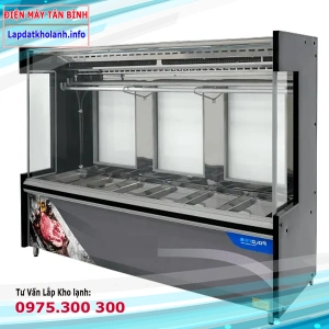 Quầy lạnh trưng bày thịt bò có treo Dako FS-18F