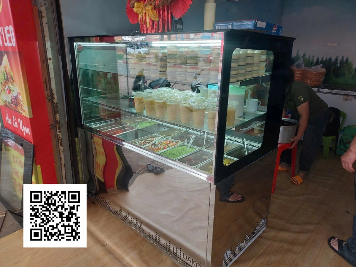tủ lạnh bán chè trà sữa